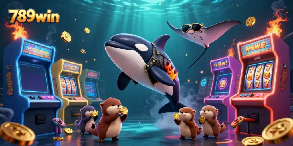 Engage with 789win while exploring vibrant 3D characters amidst thrilling casino games.