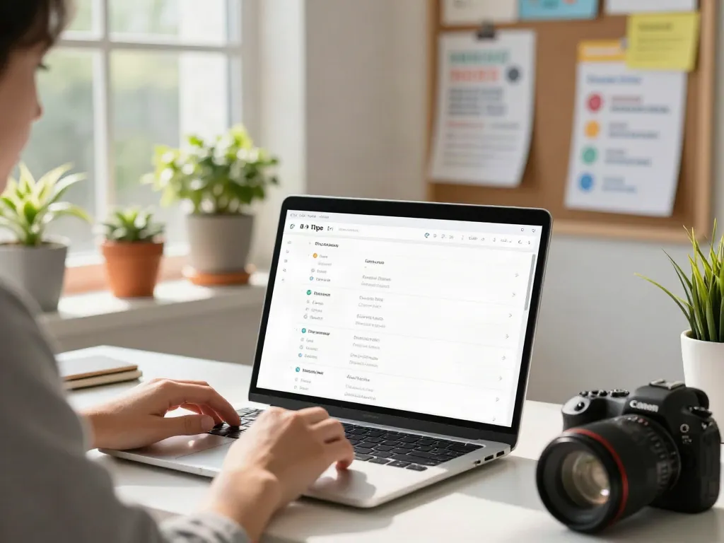 Browsing through categorized 링크사이트 on a modern digital workspace.