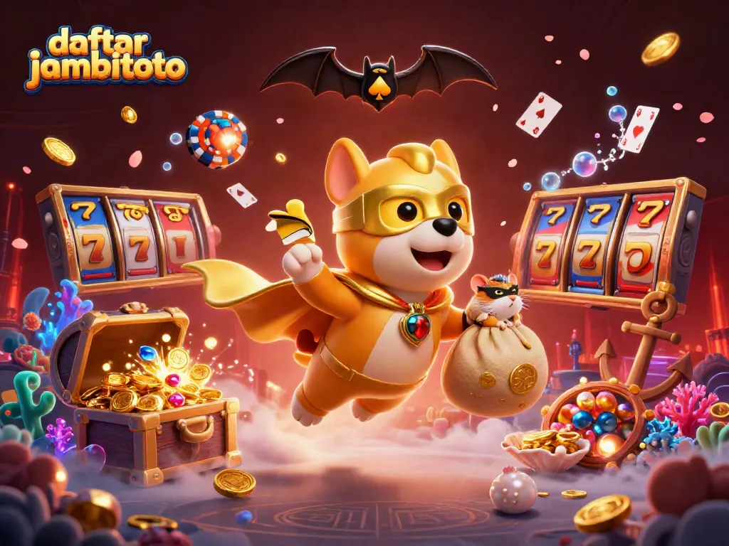 Experience thrilling gameplay and exclusive offers at daftar jambitoto with engaging cartoon characters.