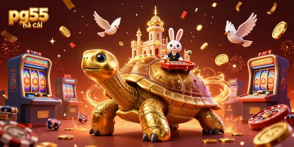 Experience entertainment with pg55 nhà cái as a tortoise casino showcases games and winnings